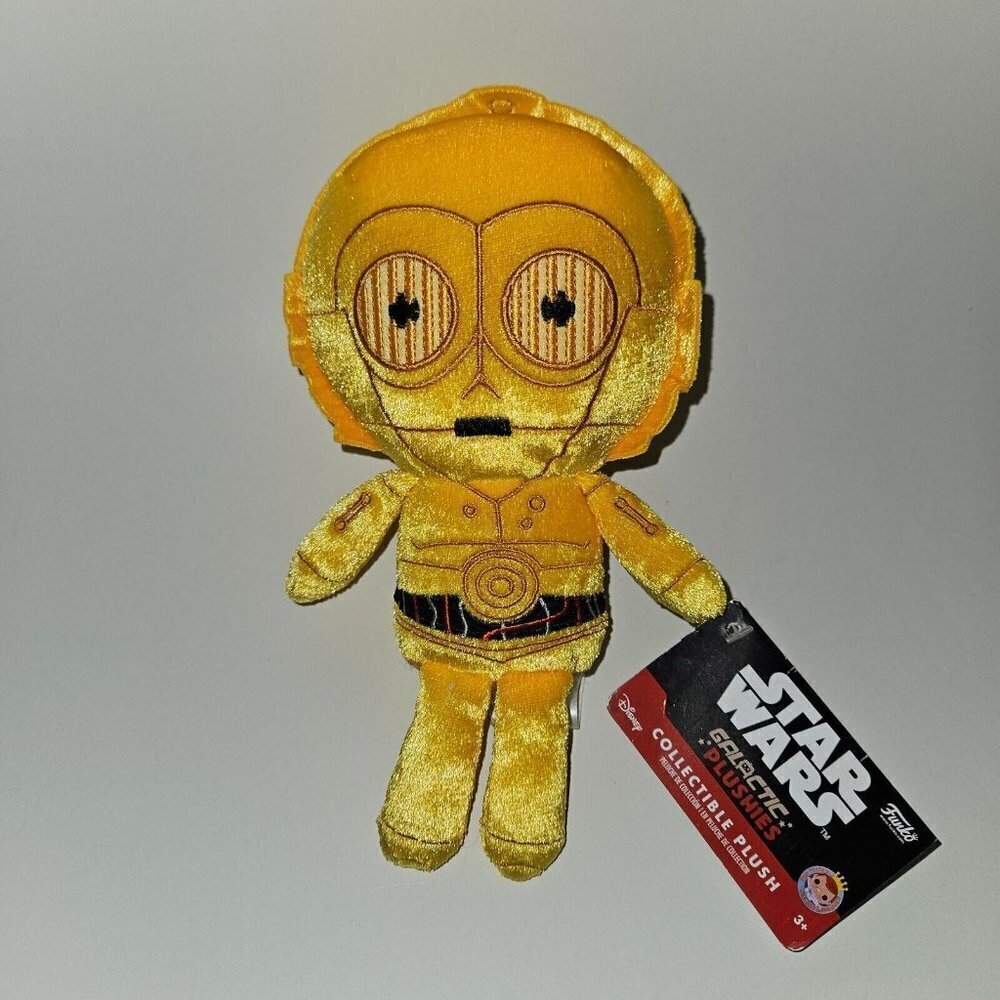 C3PO Star Wars Galactic Plushies Funko Plush 7" Stuffed Animal Droid Toy w/TAG